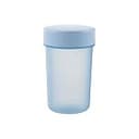目盛り付 シンプル シェイカーボトル 680ml | ウォーターボトル メモリ付き 水筒 持ち運び ランニング 自転車 スポーツ アウトドア トレーニング シェイカー プロテイン (ブルー)