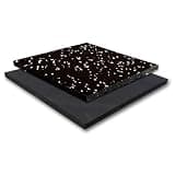 Generic ジムマット トレーニングマット ゴムマット 大判 15mm 50cm×50cm 2枚 高耐久ゴム ジム用マット 防音マット 筋トレーニングジム用 ジム フロアマット 衝撃吸収 エクササイズ フィットネス ダンベルマット ラバートレーニングマット ゴム フロアマット ジムマット トレーニング 防音 防振 床 防傷 3.5kg