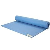 JADE YOGA Jade Fusion ヨガマット 豪華で快適で丈夫なワークアウトマット ホームジム用 68インチヨガマット 厚手 滑り止め ワークアウトマット 超強力なグリップ付き 米国製 スレートブルー ヨガマット
