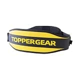 FITTERGEAR TOPPERGEAR ウェイトリフティングベルト トレーニングベルト 幅広腹圧サポート設計 極厚 ウエイトトレーニング・クロスフィット対応 (Mサイズ, イエロー)