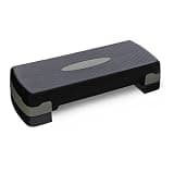 Amazonベーシック(Amazon Basics) Amazonベーシック 踏み台昇降 2段ステップ台 高さ10cm/15cm 耐荷重181.4kg 組立式 長さ68×幅28×高さ15cm ブラック/グレー 181.4kg