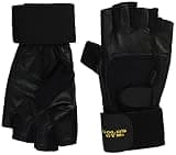 ゴールドジム(GOLD'S GYM) ゴールドジム(GOLD`S GYM) EXアルティマレザーグローブ G3433 メンズM 黒 m(約22cm)