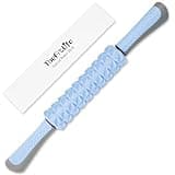 TheFitLife マッサージローラー 筋膜リリース ローラー ふくらはぎ マッサージ 筋膜ローラー スティック 首 肩 背中 腰 フォームローラー リンパ 脚 足 太もも 足裏 (ライトブルー)
