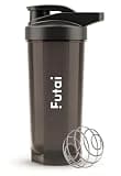 Futai (フタイ) プロテインシェイカー ブラック 700ml