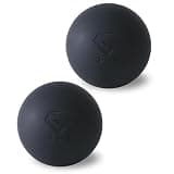 GronG(グロング) グロング GronG マッサージボール 2個セット ストレッチボール 玉 massage ball 硬度80° ブラック 150g