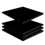 Generic ジムマット トレーニングマット ゴムマット 4枚セット 50×50cm 厚手15mm トレーニングフィットネス ラバーフロアマット 防音 防振 筋トレマット 業務用 ラバートレーニングマット フィットネスマット 衝撃吸収 床 保護 滑り止め 置くだけ トレーニング器具用マット 3.5kg