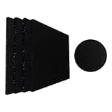 Generic ゴムマット ジムマット 厚手15mm 50×50cm 防音 防振 床 ホームジム 筋トレ マット ダンベルマット トレーニングマット ジム フロアマット 難燃 衝撃吸収 ラバーマット 厚手 滑り止め フィットネス バーベル ホーム 4.2kg