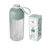 TOFFY 電動ドリンクシェーカー K-DK1 トルネード撹拌 プロテイン ココア 粉末ドリンク 乾電池式 365mL レトロ ペールアクア 150g