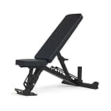 Rep Fitness [レップフィットネス] AB-4100 2.0 Nighthawk アジャスタブルベンチ (マットブラック) [ 折り畳み 可変式 角度調整 トレーニングベンチ フラット インクライン デクライン コンパクト 収納 ] 40kg