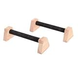Generic 2個 Push Up Bar 木製 安定性 プッシュアップバー 滑り止め ハンドスタンドブロック パラレッツ 上半身トレーニング 多機能 ホームフィットネスに適用, 30CM