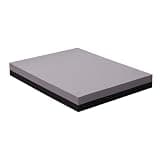 sozilifty バランスパッド 高密度フォームクッションマットバランスマット滑り止め 厚手 エクササイズ/フィットネス/ヨガ用(ブラック×グレー配色)(50*40*6cm) 300kg