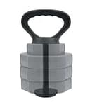 ST130-BK（ケトルベル）STEADY ダンベル 可変式 バーベルセット【最大5WAY/5kg/10kg/20kg/2個セット/ワンタッチロック】 筋トレ 筋トレグッズ 鉄アレイ 可変式 dumbbell set