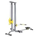 HJJ 多機能トレーニングマシン ローイングマシーン ラットプルダウン／プルアップ／ロープトレーニングマシン 高さ調節可能 厚手のスチールパイプ 簡単設置 折りたたみ式で収納も簡単 家庭用 業務用 広く使用されている (グレー,155*36.5*17.5 cm) [並行輸入品]