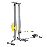HJJ 多機能トレーニングマシン ローイングマシーン ラットプルダウン/プルアップ/ロープトレーニングマシン 高さ調節可能 厚手のスチールパイプ 簡単設置 折りたたみ式で収納も簡単 家庭用 業務用 広く使用されている (グレー,155*36.5*17.5 cm) [並行輸入品]