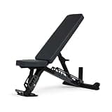 Rep Fitness [レップフィットネス] AB-4100 2.0 Nighthawk アジャスタブルベンチ (メタリックブラック) [ 折り畳み 可変式 角度調整 トレーニングベンチ フラット インクライン デクライン コンパクト 収納 ] 40kg