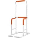 「NexPon」ぶら下がり健康器 家庭での使用懸垂マシン マルチジム 懸垂器具 耐荷重120kg 懸垂バー クッション8つの高さ調整 筋肉トレーニング 鉄棒 室内鉄棒 子供用 大人用 家庭用 高さ調節可能 滑り止め 安全安定 フィットネス器材 運動器具 室内用 家庭スポーツ用品 (ホワイト)