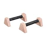 Generic 2個 Push Up Bar 木製 安定性 プッシュアップバー 滑り止め ハンドスタンドブロック パラレッツ 上半身トレーニング 多機能 ホームフィットネスに適用, 25センチメートル