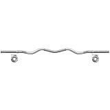 FIELDOOR(フィールドア) FIELDOOR バーベル Wシャフト/Wバー 120cm シャフト径28mm 約5.5kg 5.5kg