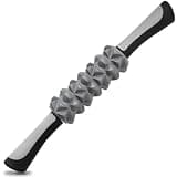 GravGrow 筋肉ローラースティック、アスリート用マッサージローラースティック、筋肉ディープティシュー用ボディマッサージスティック、理学療法、筋膜リリース、ヨガセラピー用筋弛緩ローラー 340g