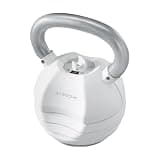 ByZoom Fitness 可変式ケトルベル 13.6kg (30LB) Pure Series ホワイト 5段階調整 正規品 バイズーム Byzoom 13.6kg