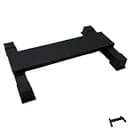 SJGEIDM腓腹筋ペダルフィットネスペダルふくらはぎリフトブロックジャンプふくらはぎトレーナーフットストレッチ用スタンディングカーフレイズマシン、滑り止めソリッドカーフブロック (ブラック 56×40cm)