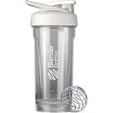 BlenderBottle Strada Tritan 28oz プロテインシェイカー ブレンダーボトル正規品 容量828ml (メモリ600ml) ホワイト BBSTT28 WH