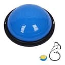 ハーフバランスボール バランスボール半円 体幹強化 安定性トレーニング バランスドーム 体幹トレーニング 筋トレ ピラティス エクササイズ 自宅用 直径46cm58cm フットポンプ付き 宅トレ 子供対応 自宅用 男女兼用 (ブルー*46cm)