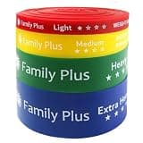Family Plus 森井翼監修・坂本一生推奨 トレーニングチューブ 4本セット 強度別 筋トレ用 ドアアンカー付き 54kg