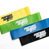 Perform Better エクササイズミニバンド 4本セット(ライト、ミディアム、ヘビー、エクストラヘビー 各1本) 1219-05