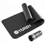 YUREN ヨガマット 厚め12mm 高密度NBR素材 190×61cm 筋トレ・ピラティス・ストレッチ対応 900g