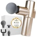 RELX 【整体院長監修】 筋膜リリースガン トータルボディケア MINI (日本企業企画) 超軽量320g 20段階強力振動 筋膜 リリースガン ボディケア ハンディガン 静音 4種類アタッチメント 父の日 ギフト プレゼント シャンパンゴールド