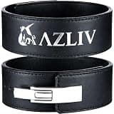 AZLIV レバーベルト LEX Standard 10mm レバーアクション トレーニングベルト パワーベルト アズリブ レックス スタンダード (ブラック, L) 200kg