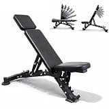 ノーブランド品 VITFIT PRO トレーニングベンチ インクラインベンチ アジャスタブルベンチ 8段階角度調整 可変式ベンチ ダンベルベンチ ベンチプレス 筋トレベンチ ホームジム パーソナルジム対応