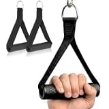 Chicer ケーブルアタッチメント ハンドル 吊り輪 トレーニング ワイドグリップ ラバー 高耐荷重