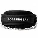 TOPPERGEAR ディッピングベルト 加重トレーニング用 高重量対応 ステンレスチェーン&2重構造ベルト チンニング・ディップス対応