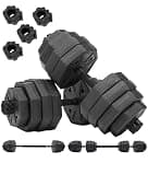 STEADY ダンベル 可変式 バーベルセット 筋トレ 筋トレグッズ 鉄アレイ 可変式 dumbbell set 5kg