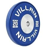 ノーブランド品 VILLAIN(ヴィラン)コンペティションバンパープレート2.0 20kg(2枚セット) 20kg