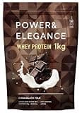 超シンプルプロテイン 逗子食品 ホエイプロテイン POWER&ELEGANCE パワー&エレガンス 1kg ミルクチョコ味 本格チョコレート 国内製造 1kg