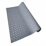 ノーブランド品 厚手ホームジムマット Gray 1×14m, 1.5mm 家庭用 フィットネス, ゴム 製 フロアリング, 騒音 対策, 組み立て 式, マンション・一戸建て