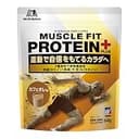森永製菓 マッスルフィットプロテインプラス カフェオレ味 840g ×1個 ウイダー タンパク質 ホエイ カゼイン 大豆 カルシウム ビタミンB群(7種) グルタミン 鉄 アンチ・ドーピング 国産