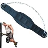 Smilerain 懸垂 ベルト 加重ベルト ディプスベルト ディッピングベルト トレーニングベルト 耐久性 付け心地が良い チェーンの長さ調節できる 丈夫で使いやすい 136kg
