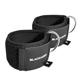 BLACKHORN アンクルストラップ ケーブルマシン ケーブルキックバック アタッチメント 美尻 お尻筋 トレーニング アンクルバンド 2個セット