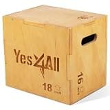 Yes4All イエスフォーオール(Yes4All) プライオボックス ジャンプボックス ライトウッド 51×46×41cm 3in1 木製 コンディショニング ジャンプ台 ステップ台 BW0X 159kg