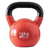 FIELDOOR(フィールドア) FIELDOOR ケトルベル 16kg PVCコーティング 音軽減 キズ防止 体幹トレーニング 16kg