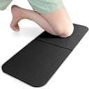 [JAPAN ブランド] ヨガ膝マット 66×28㎝ 丈夫 高いグリップ力 2つ折りでコンパクト ブラック