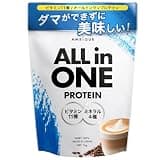 AMBiQUE アンビーク オールインワン プロテイン カフェシリーズ ホエイ カフェオレ風味 ビタミン11種配合 ミネラル4種配合 国産 1kg (カフェオレ, 1kg) 1kg