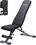 AIRHOP 2026年 改良モデル 素材強化で耐久性アップ トレーニングベンチ&インクラインベンチ 折りたたみ式 ベンチプレス台&腹筋ベンチ 全身トレーニング対応 角度調節可能な筋トレベンチ 家庭用フィットネスに最適 収納便利 363kg