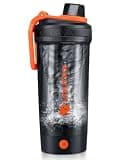 VOLTRX 電動シェイカーボトル、Gallium USB C充電式電動プロテインシェイク、BPAフリー、Tritan製、700ml