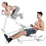 Wonder Core ワンダーコア Pro Max - 1台4役 ローイングマシン アブクラッシャー バックエクステンション レッグプレス 腹筋ローラー アブローラー 腹筋マシン ボート漕ぎ 腹筋スライダー 背筋台 フィットネスマシン マルチジム 筋トレグッズ 全身運動 トレーニングマシン ダイエット器具 健康器具 下半身トレーニング ホームジム 有酸素運動 家トレ 自宅 負荷調節可 13kg