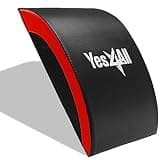 Yes4All イエスフォーオール(Yes4All) 腹筋マット アブマット 折りたたみ可能マット アブクッション レッド 長さ37cm×幅30cm×高さ7cm トレーニングサポート フィットネス ホームジム G8Z2